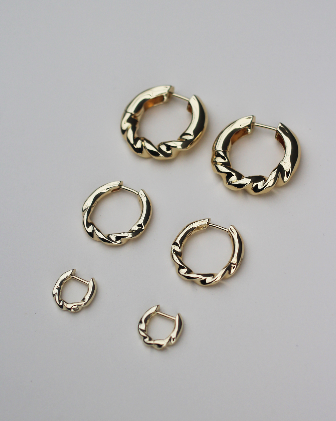 Drill Bit Hoops - 3 Sizes Available