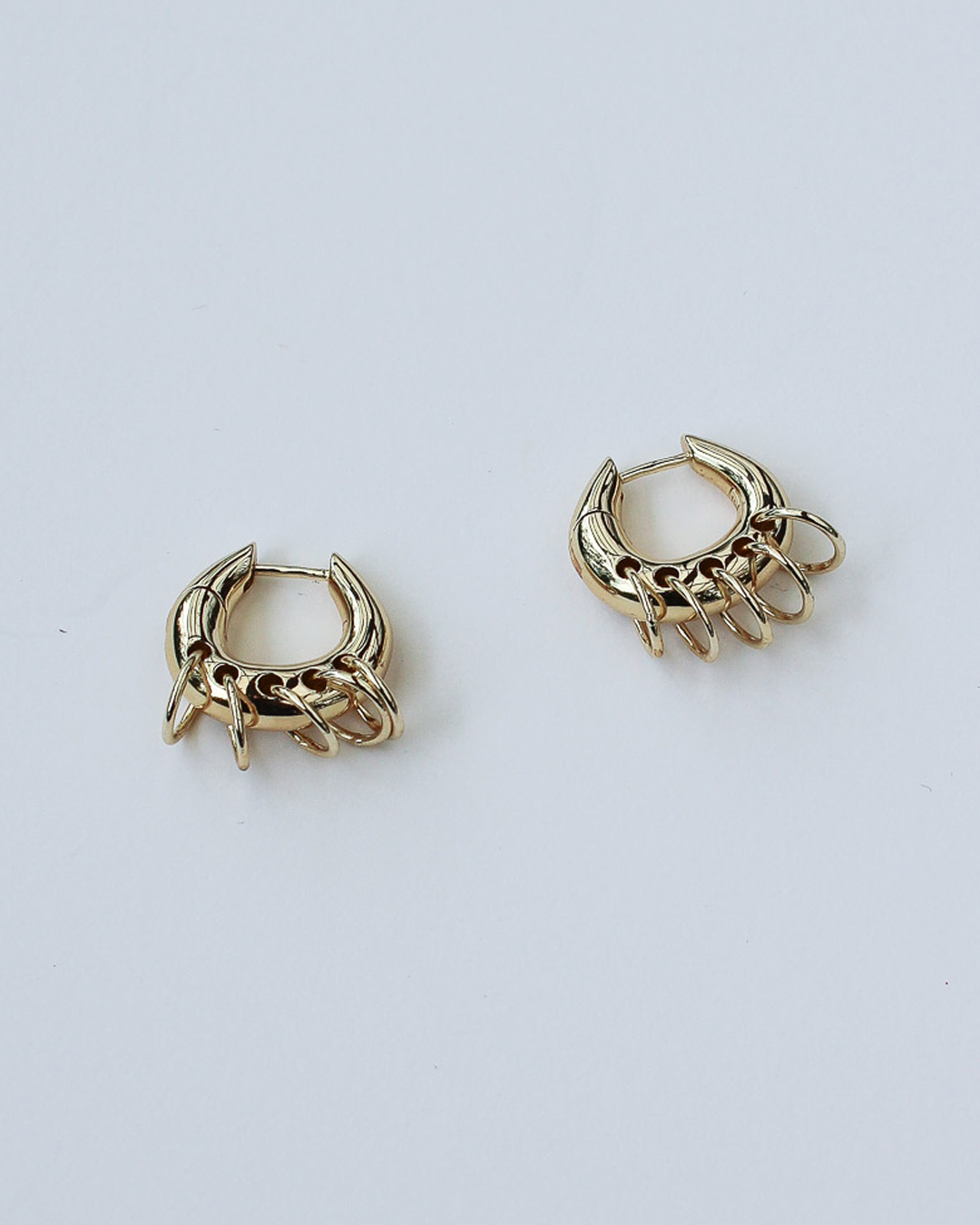 Pierced Hoop Earrings