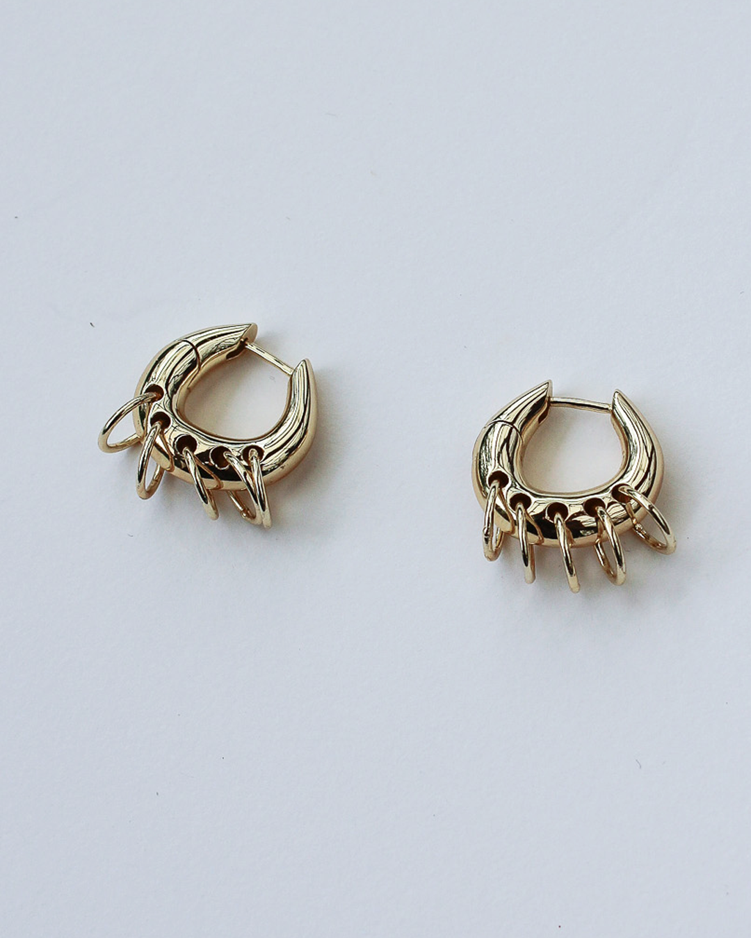 Pierced Hoop Earrings