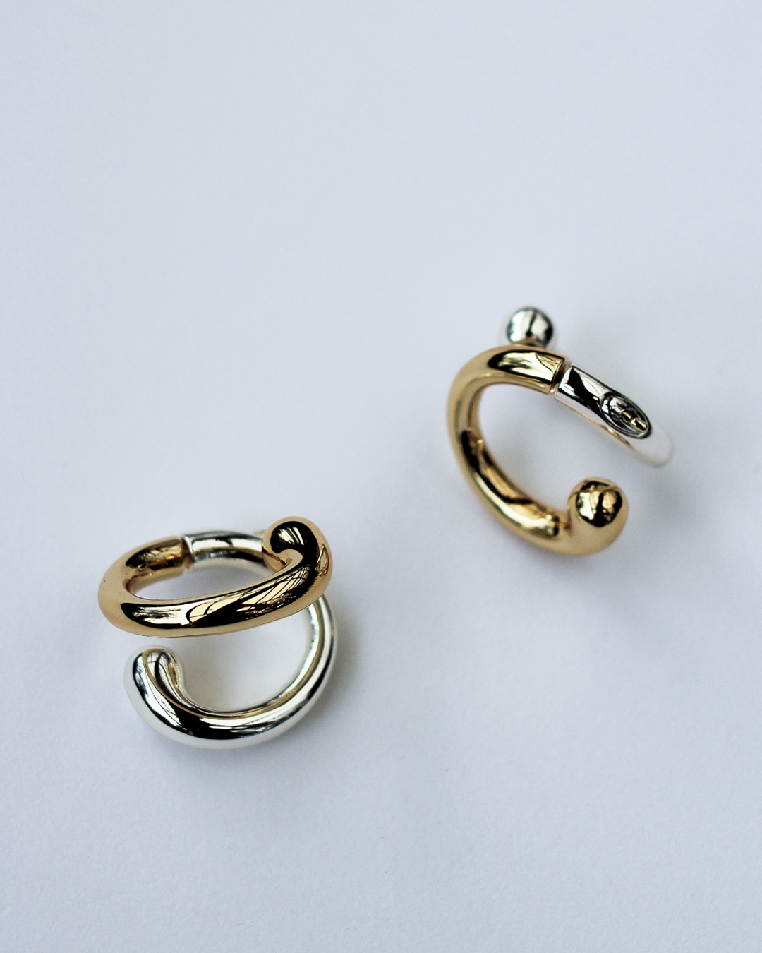 Double Trouble Hoop Earrings