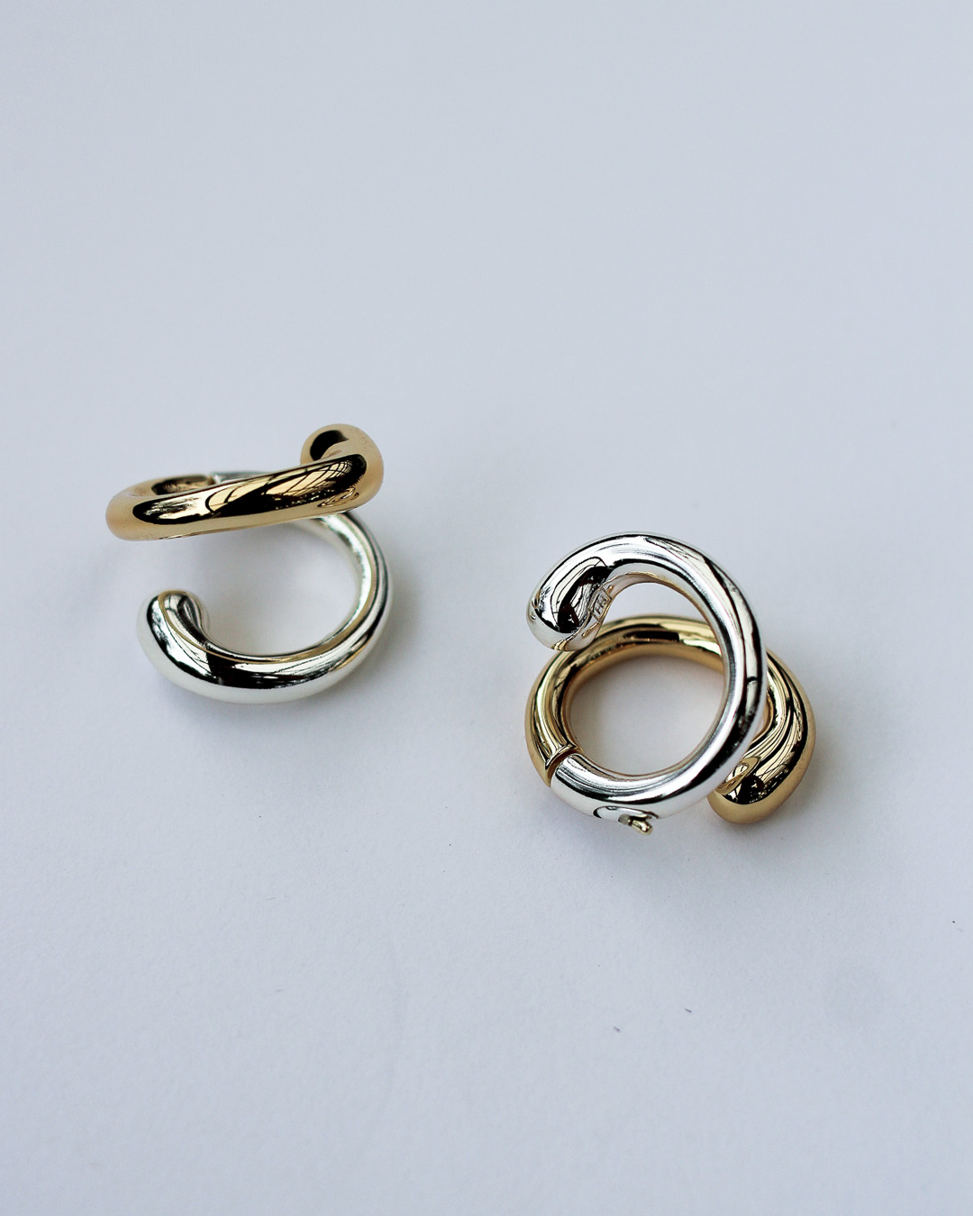 Double Trouble Hoop Earrings