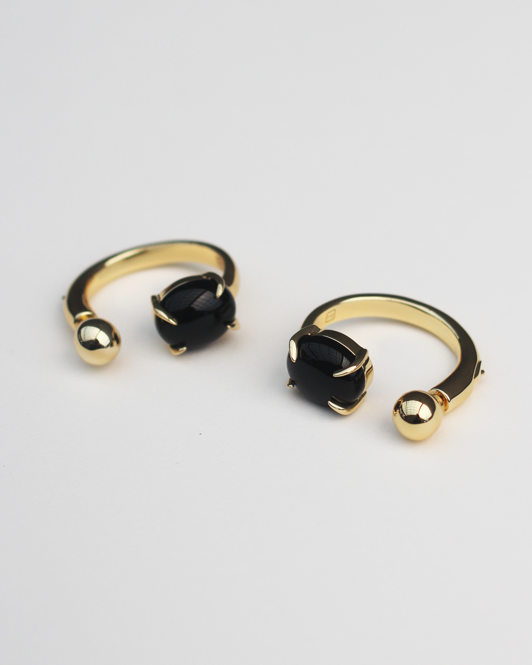 Accord Punk Earrings - Onyx