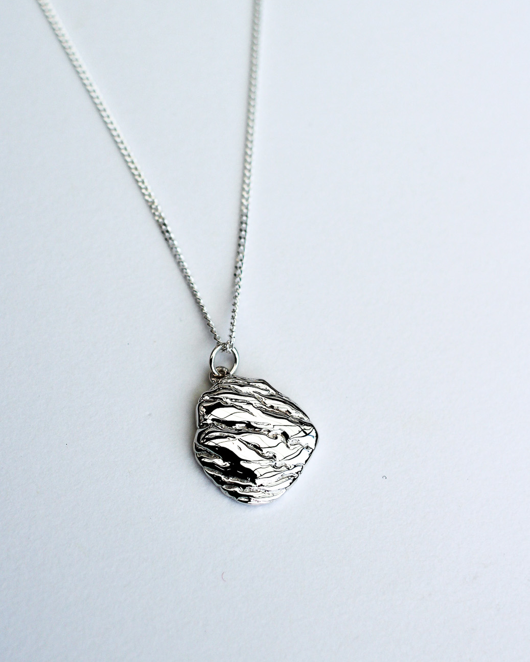Oyster Shell Coin Necklace